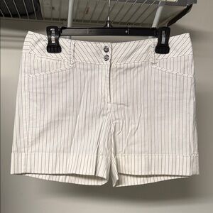 White House Black Market Women's Pinstripe Shorts